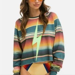 Aviator Nation cropped sweatshirt size Small